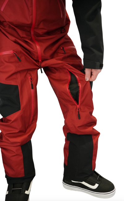 W25 - MONOSUIT RED AND BLACK INSULATED