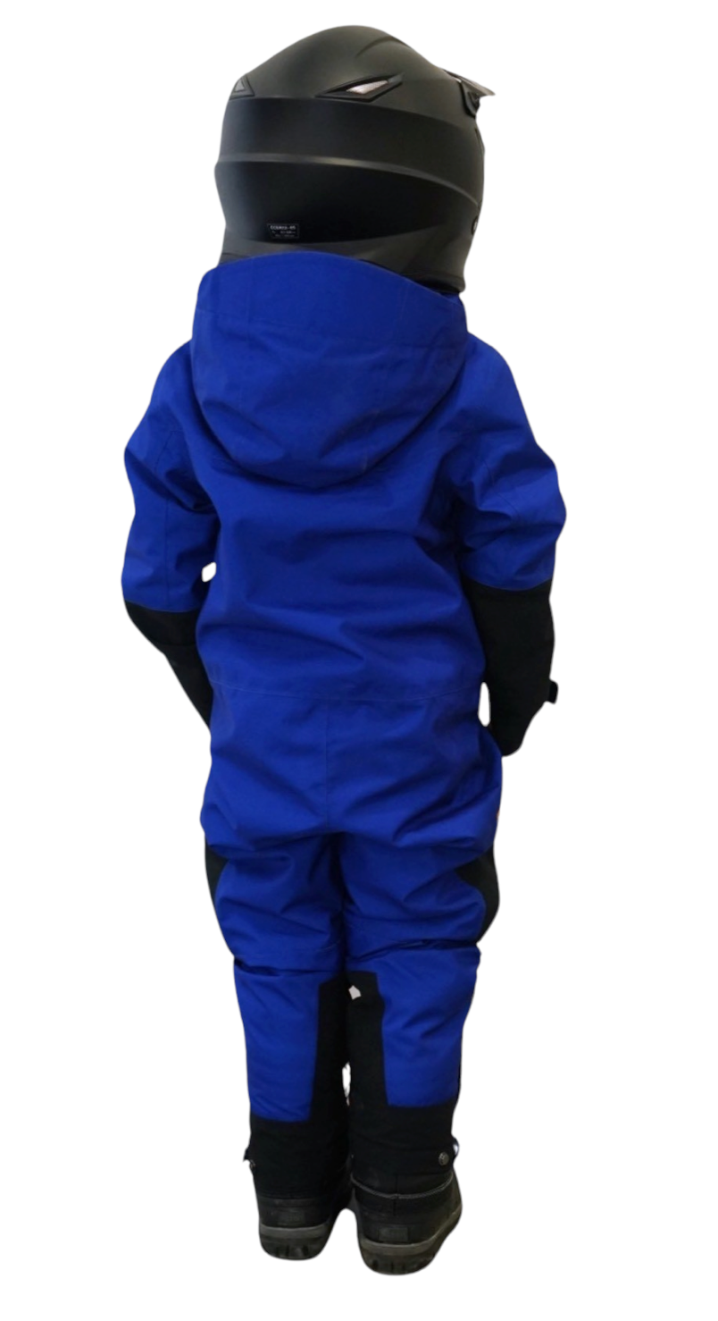 W25 - KIDS MONOSUIT BLUE AND BLACK INSULATED