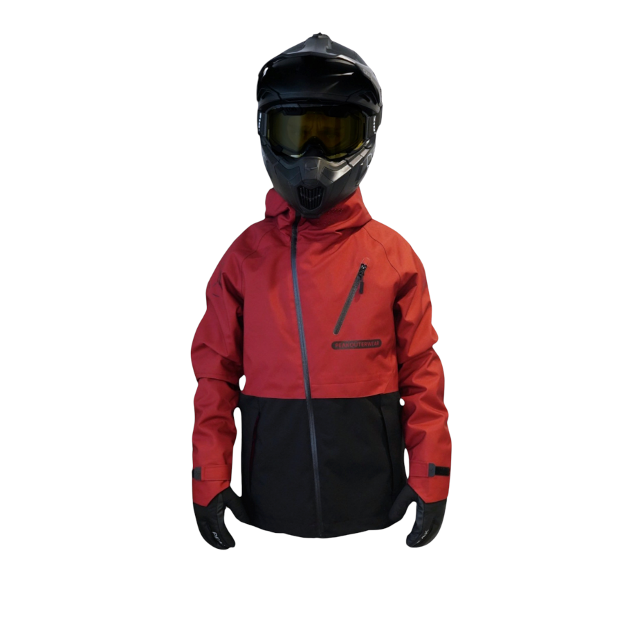 W25 - JACKET RED AND BLACK NON INSULATED