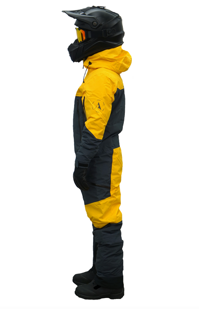 Monosuit W22 - Navy Gray and Yellow Insulated
