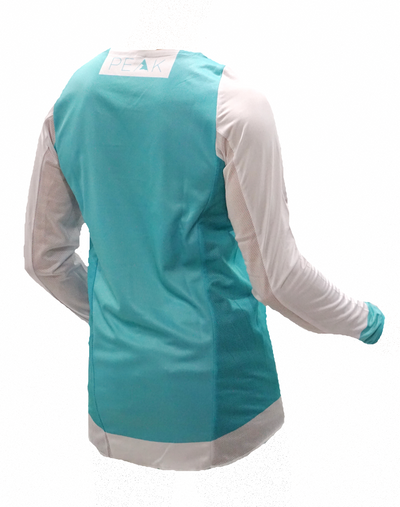 Jersey Mx 22 - Turquoise and White