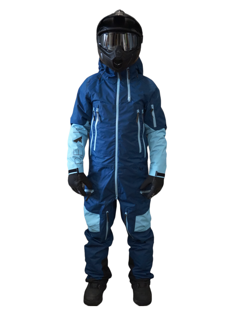 W24 MONOSUIT - NAVY AND BABY BLUE NON INSULATED