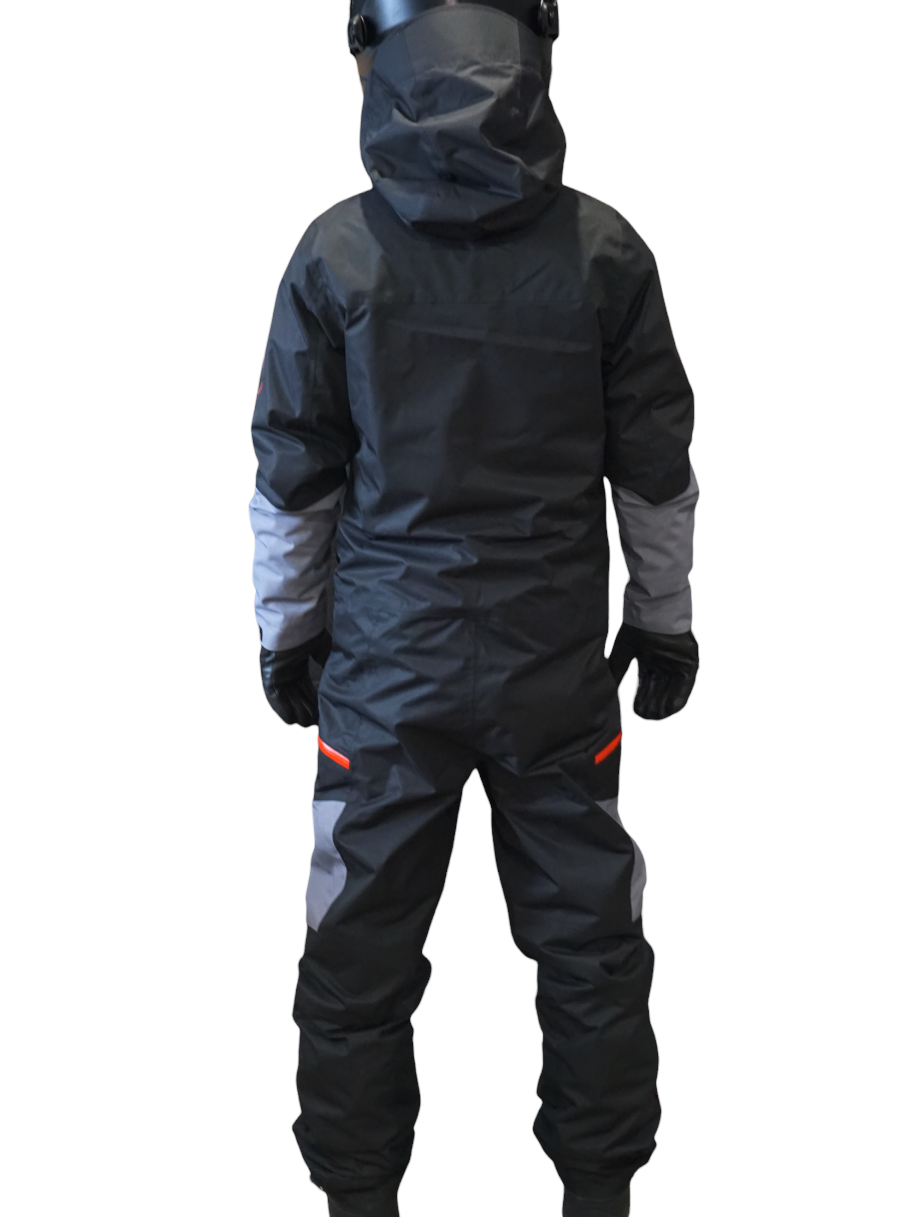 W24 MONOSUIT - BLACK AND GREY INSULATED