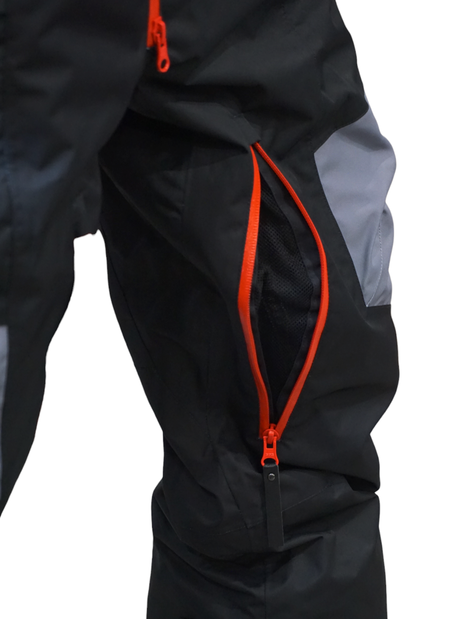 W24 MONOSUIT - BLACK AND GREY INSULATED