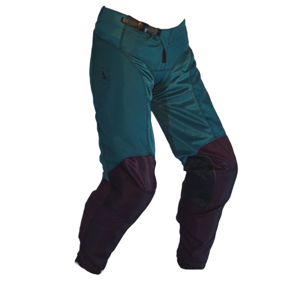 Pants MX23 - Green and purple